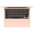 Apple MacBook Air 13″ { M1 Chip CPU / 8GB RAM / 256GB SSD / 2560 * 1600 pixels ( resolution ) / Touch ID support / Gold color } MGND3LL/A